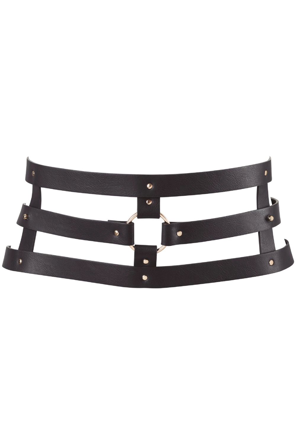 Maze Vegan Leather Wide Belt