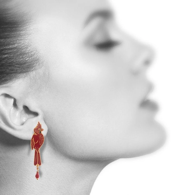 Mini Cardinals Earrings