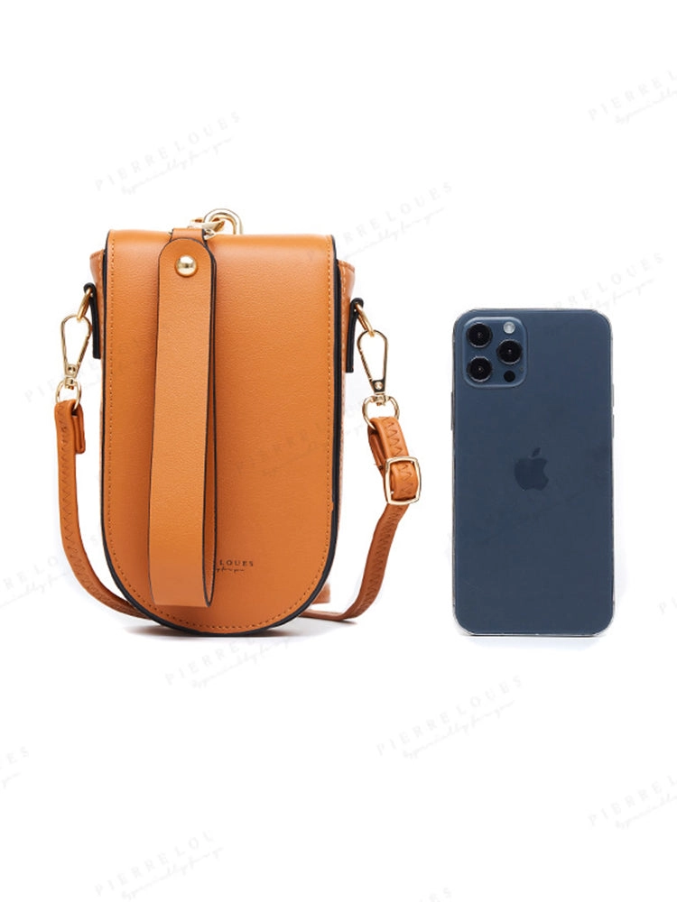Mini Messenger Shoulder Crossbody Handbag PU Leather Wallet