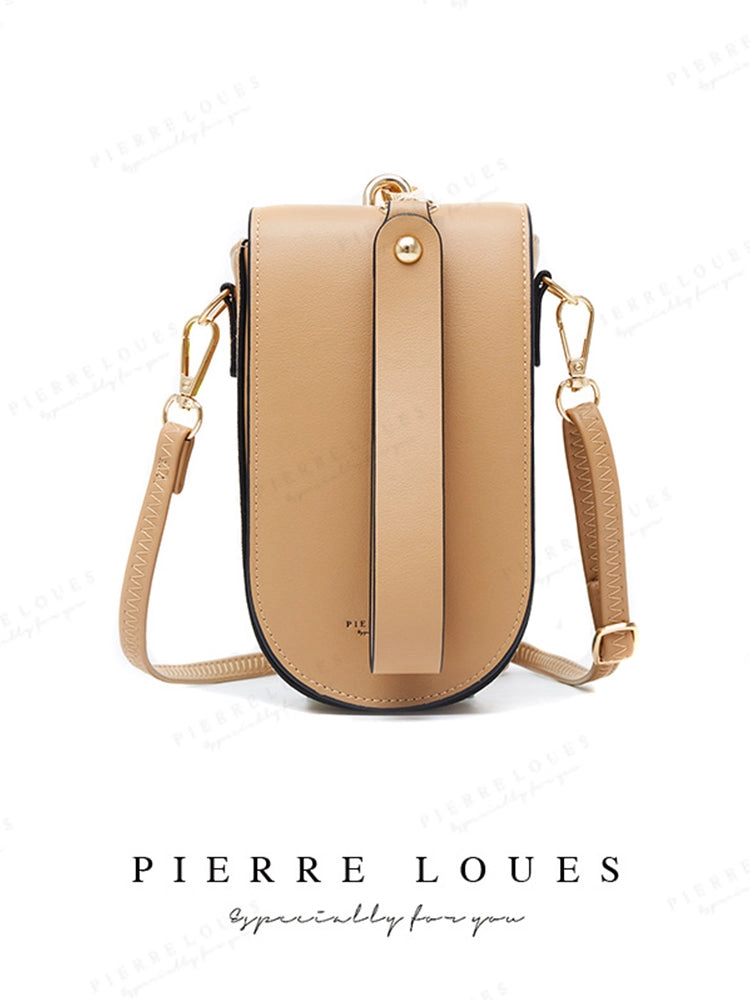 Mini Messenger Shoulder Crossbody Handbag PU Leather Wallet