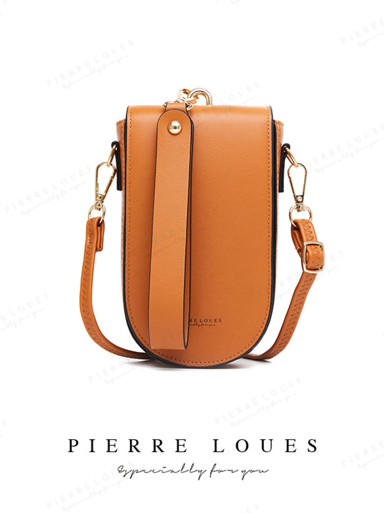 Mini Messenger Shoulder Crossbody Handbag PU Leather Wallet