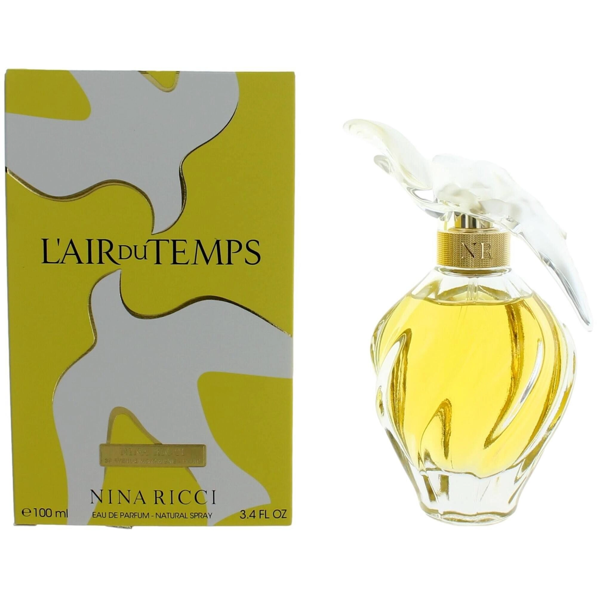 Nina Ricci Women's Eau De Parfum Spray - L'air du Temps Floral Spicy Notes, 3.3 oz