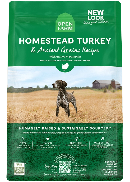 Open Farm Homestead Turkey & Ancient Grains Dry Dog Food