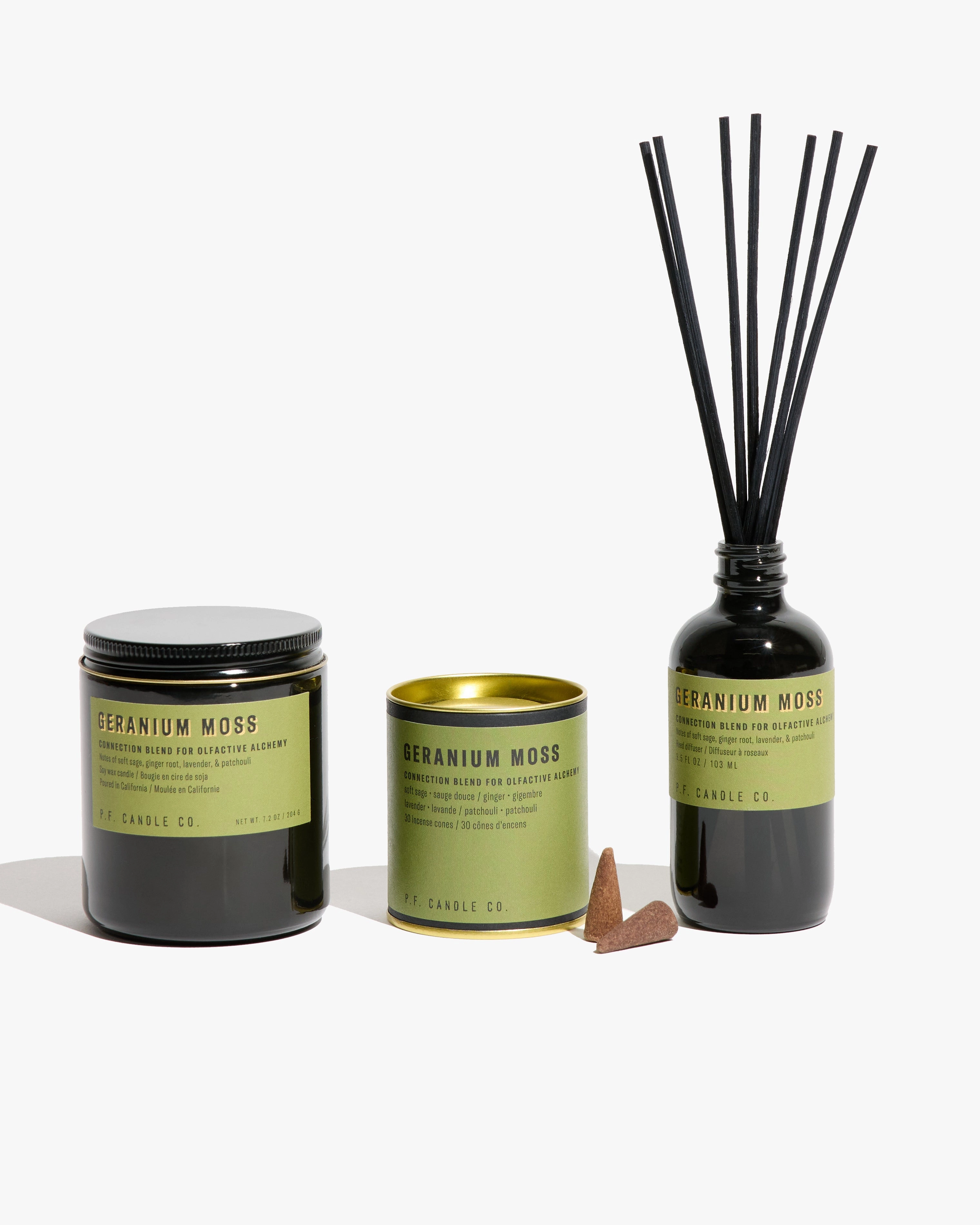 P.F. Candle Co. 7.2oz Alchemy Standard Jar Candle - Geranium Moss