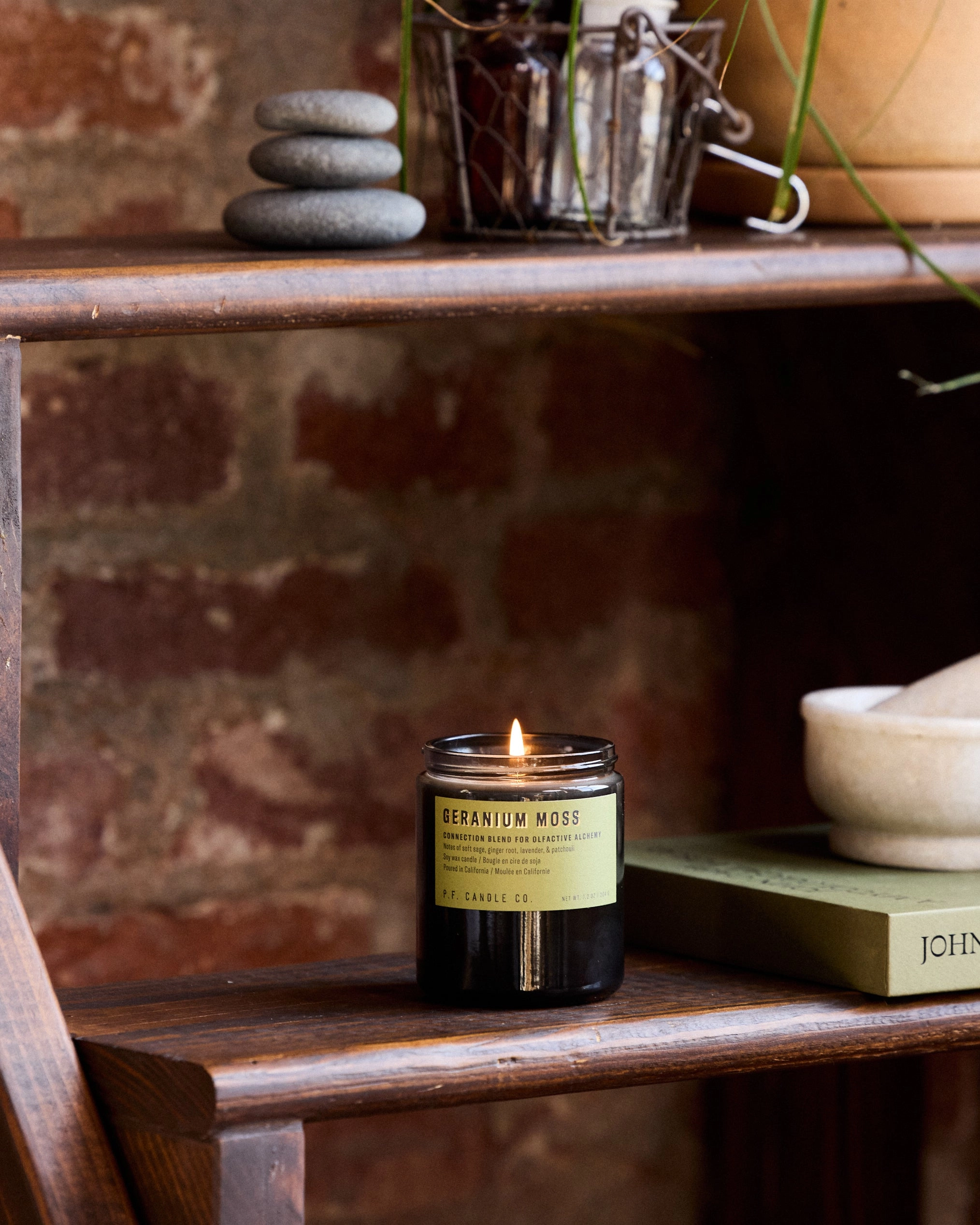 P.F. Candle Co. 7.2oz Alchemy Standard Jar Candle - Geranium Moss