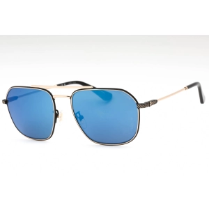 Police Men's Sunglasses - Black Gold Metal Aviator Full Rim 60mm Frame | SPLF64 300B