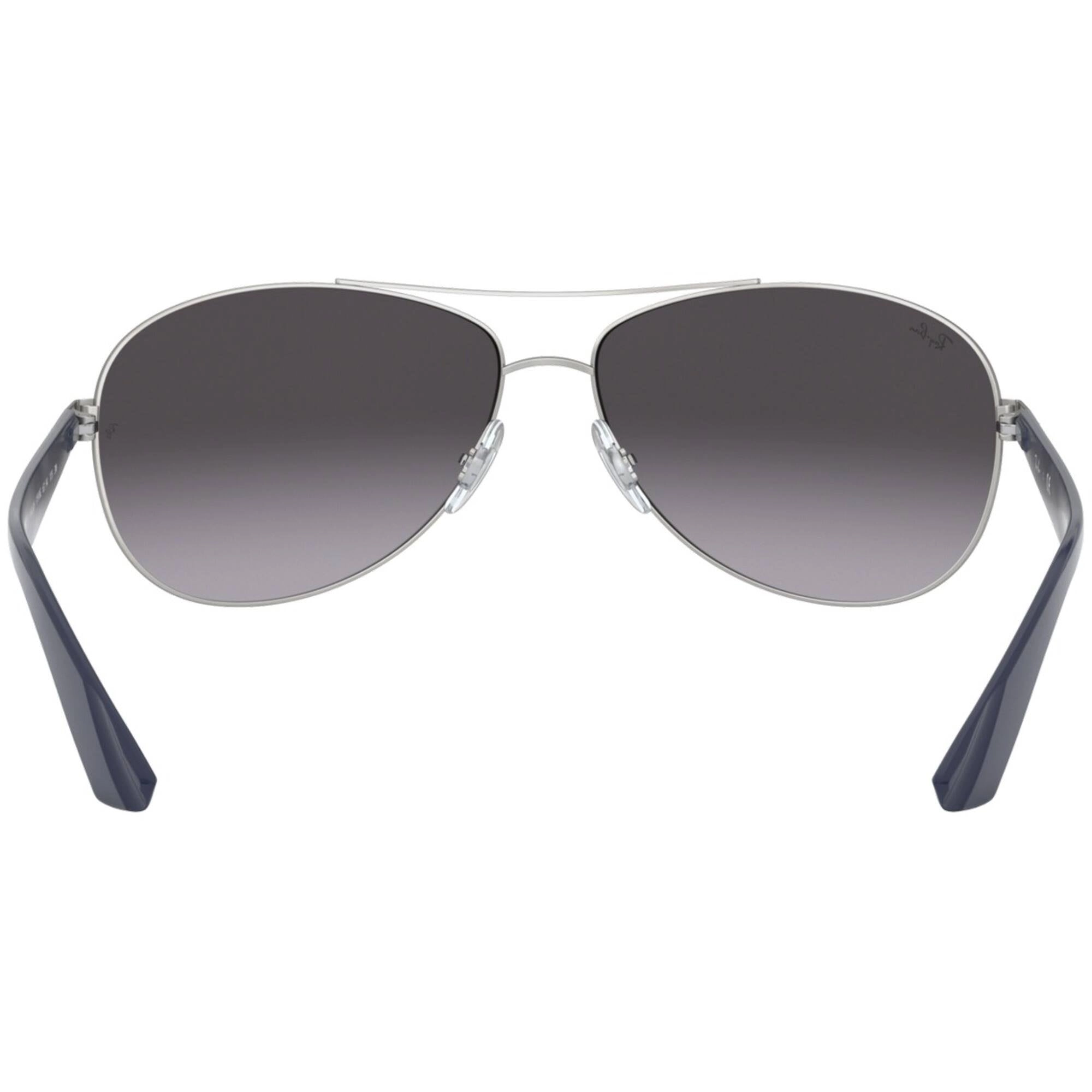 Ray Ban Men's Sunglasses - Silver Frame Grey Shaded Lens | RAY BAN 0RB3526 019/8G