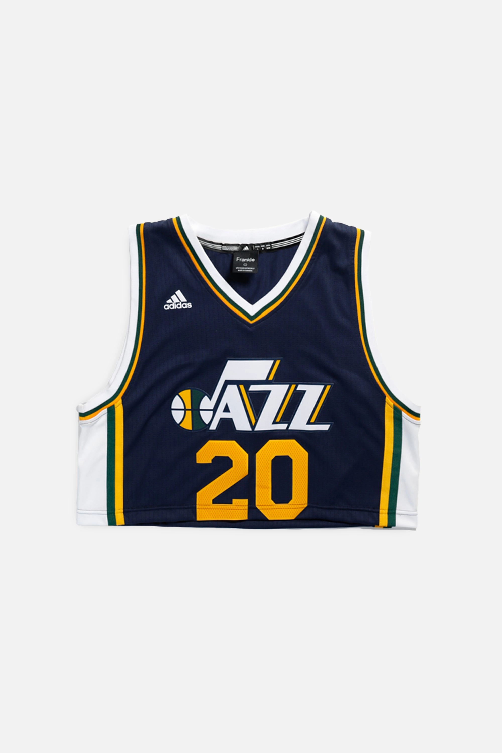 Rework Utah Jazz NBA Crop Jersey - L