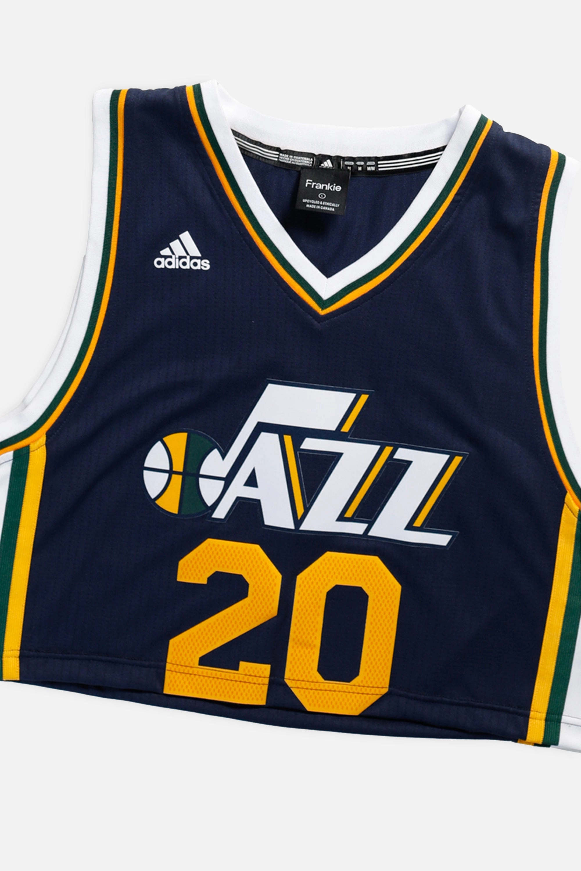 Rework Utah Jazz NBA Crop Jersey - L