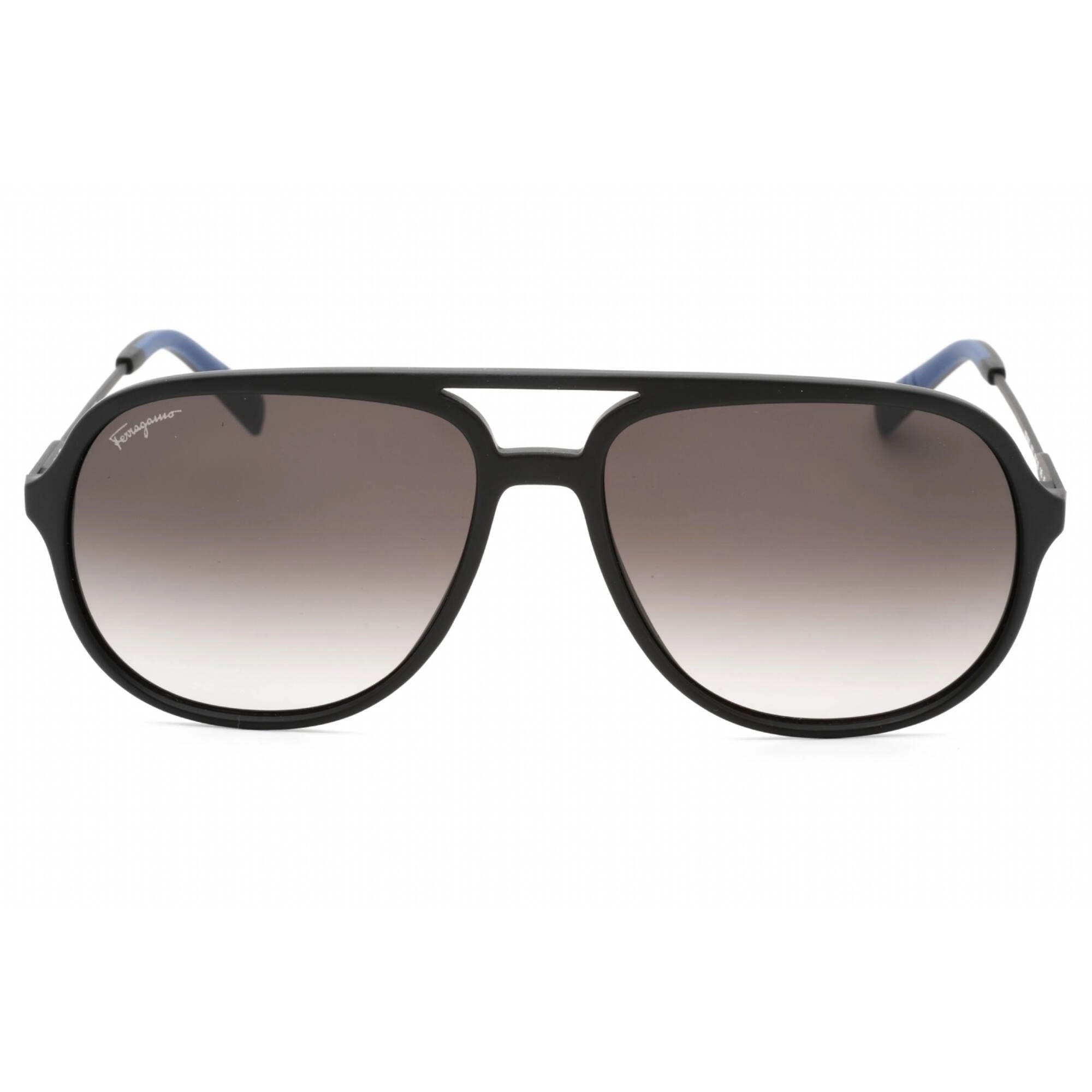 Salvatore Ferragamo Men's Sunglasses - Black Aviator Full Rim Frame | SF 999S 002