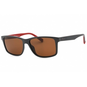 Salvatore Ferragamo Men's Sunglasses - Dark Grey Full Rim Rectangular | SF938S 023