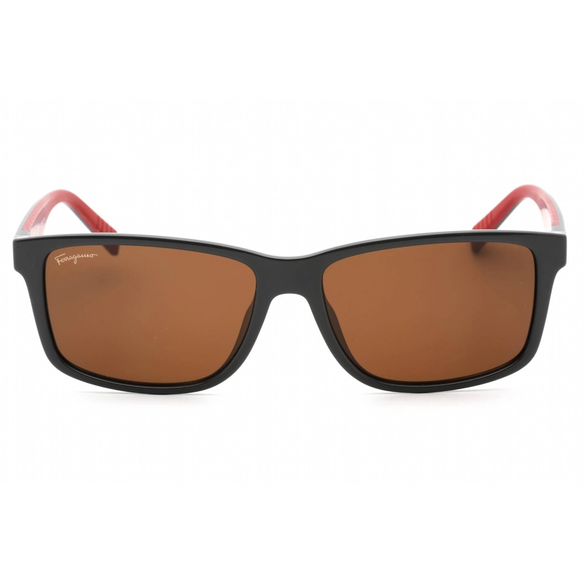 Salvatore Ferragamo Men's Sunglasses - Dark Grey Full Rim Rectangular | SF938S 023