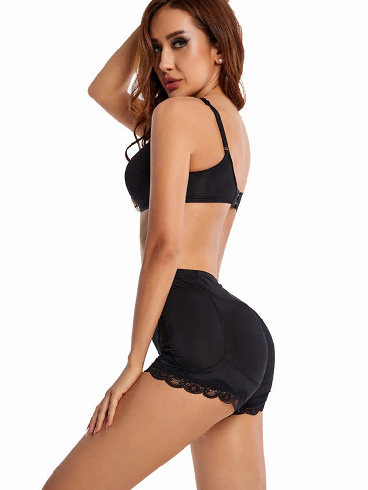 Seamless Butt Lifter Padded Lace Panties Enhancer Shaper Shorts