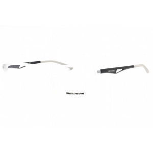 Skechers Men's Eyeglasses - Crystal Plastic Rectangular Full Rim Frame | SE3245 026