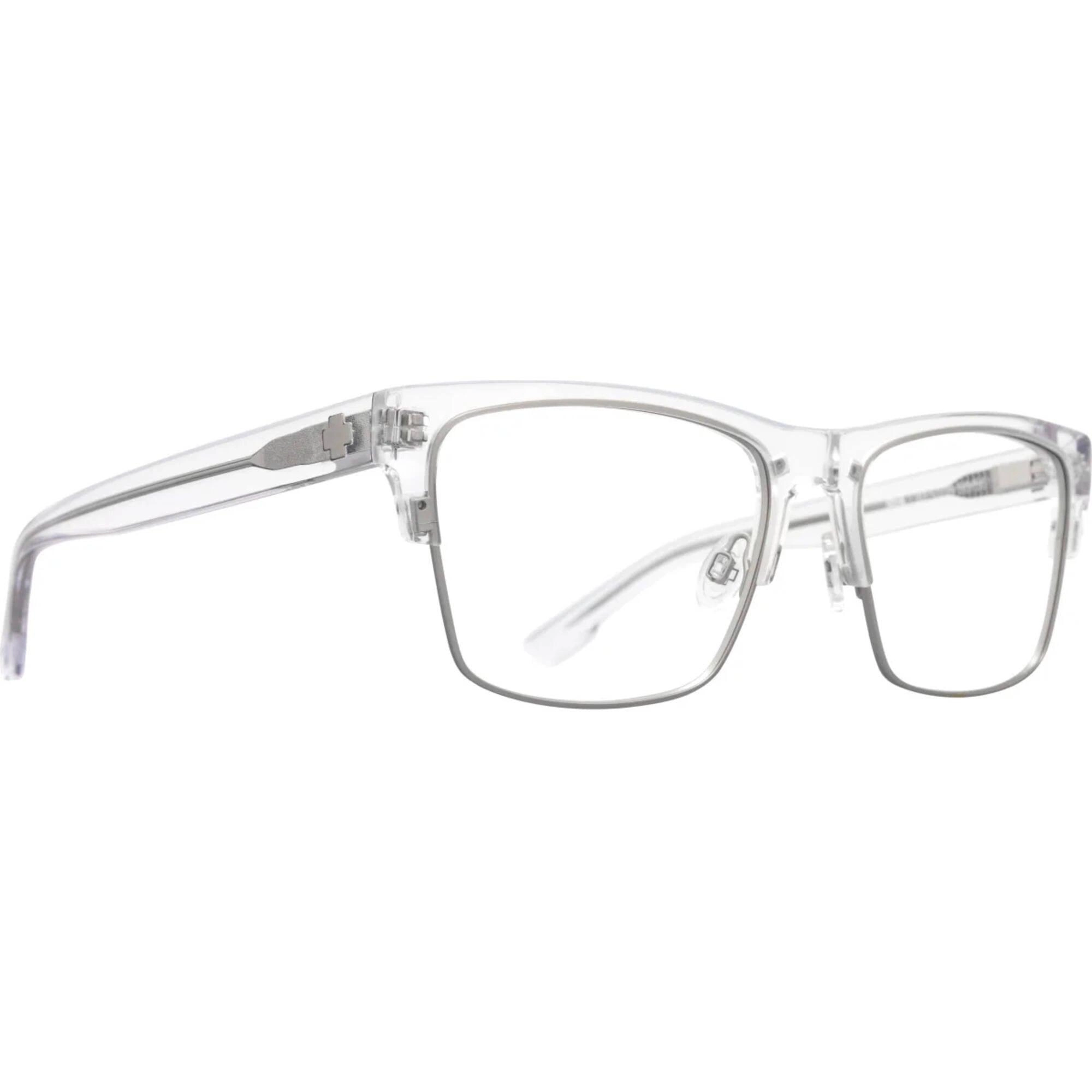 Spy Men's Eyeglasses - Crystal Matt Silver Frame | SPY WESTON 5050 CRYSTAL MATT SILVER