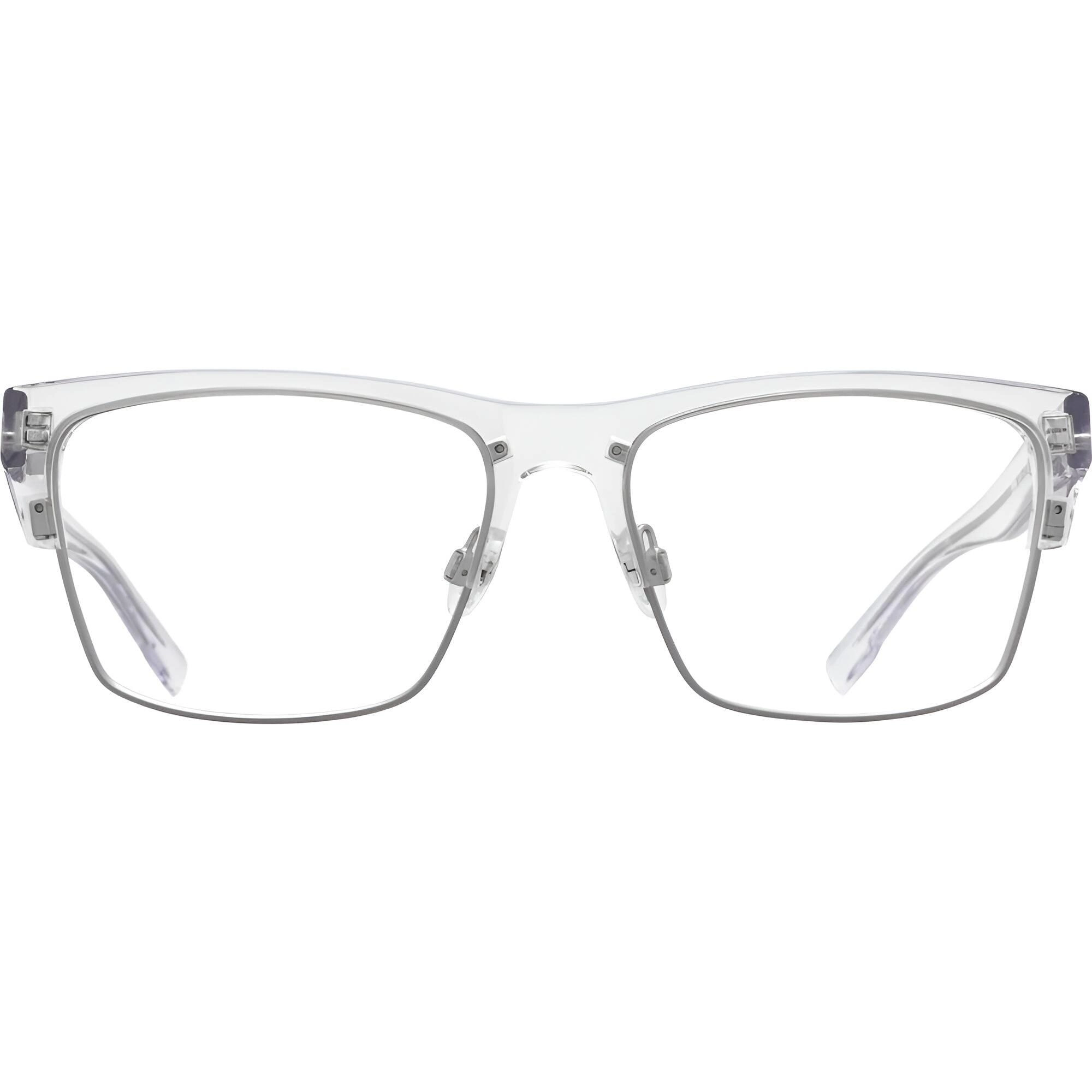 Spy Men's Eyeglasses - Crystal Matt Silver Frame | SPY WESTON 5050 CRYSTAL MATT SILVER