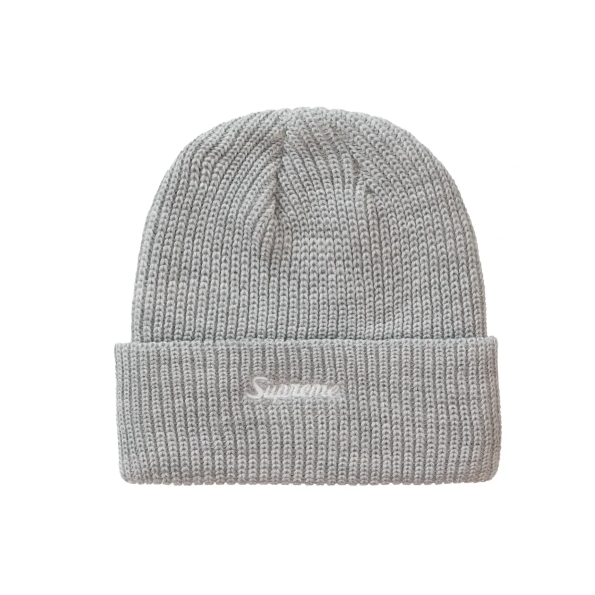 Supreme Loose Gauge Beanie Heather Grey