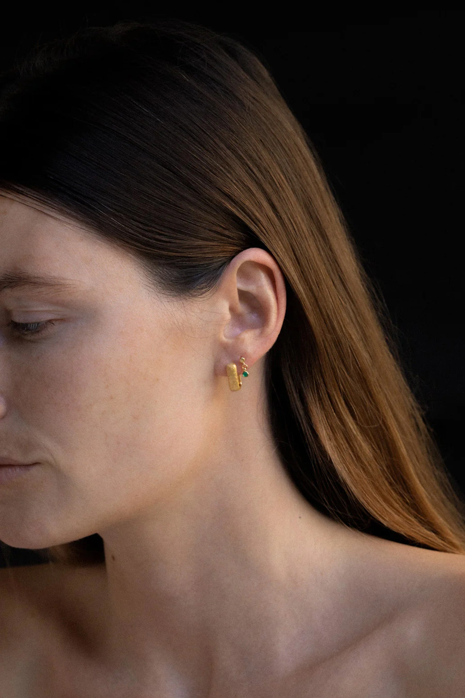 Temple Of The Sun Ceres Earring - Gold