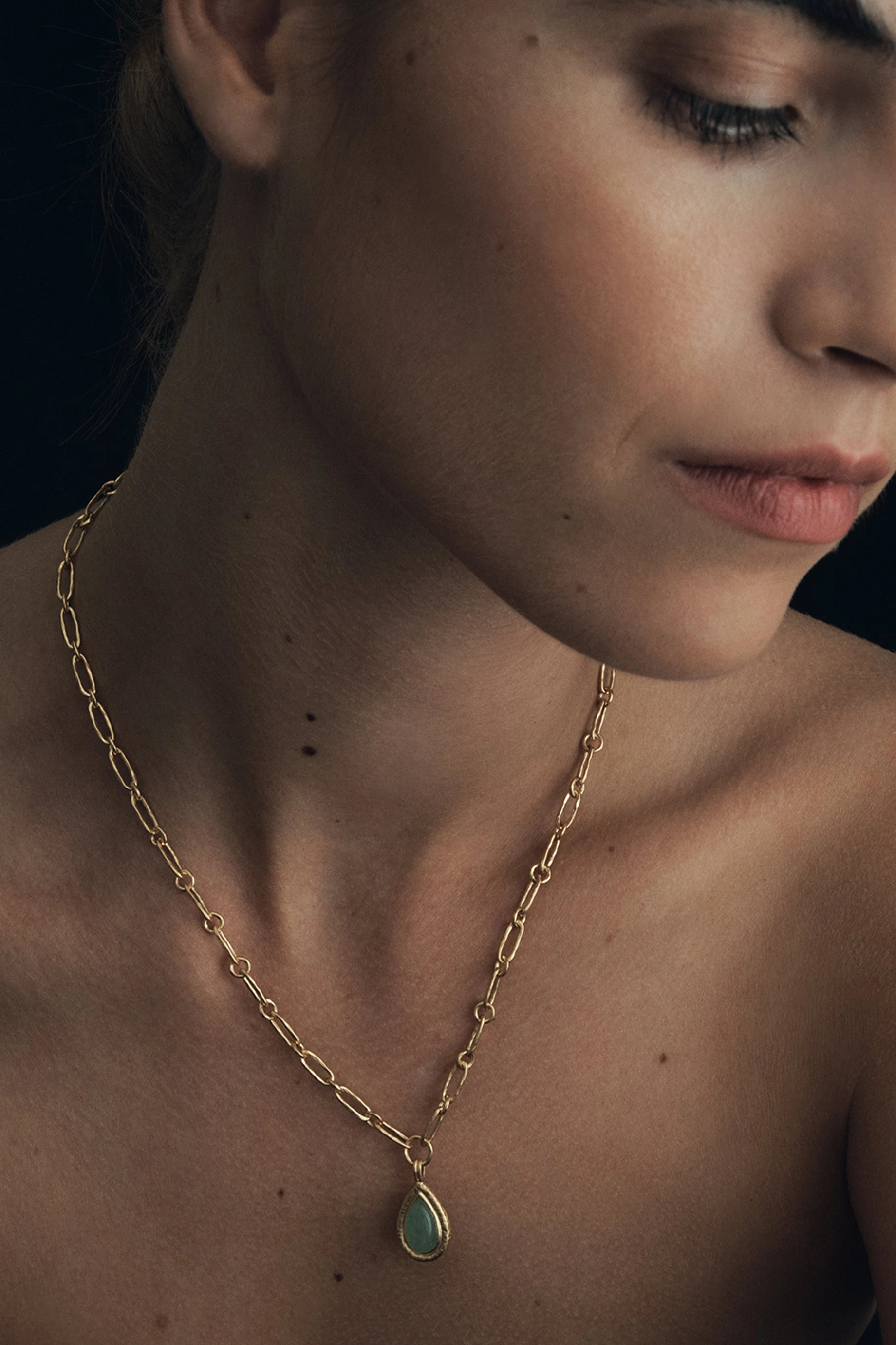 Temple Of The Sun Elodi Necklace - Gold