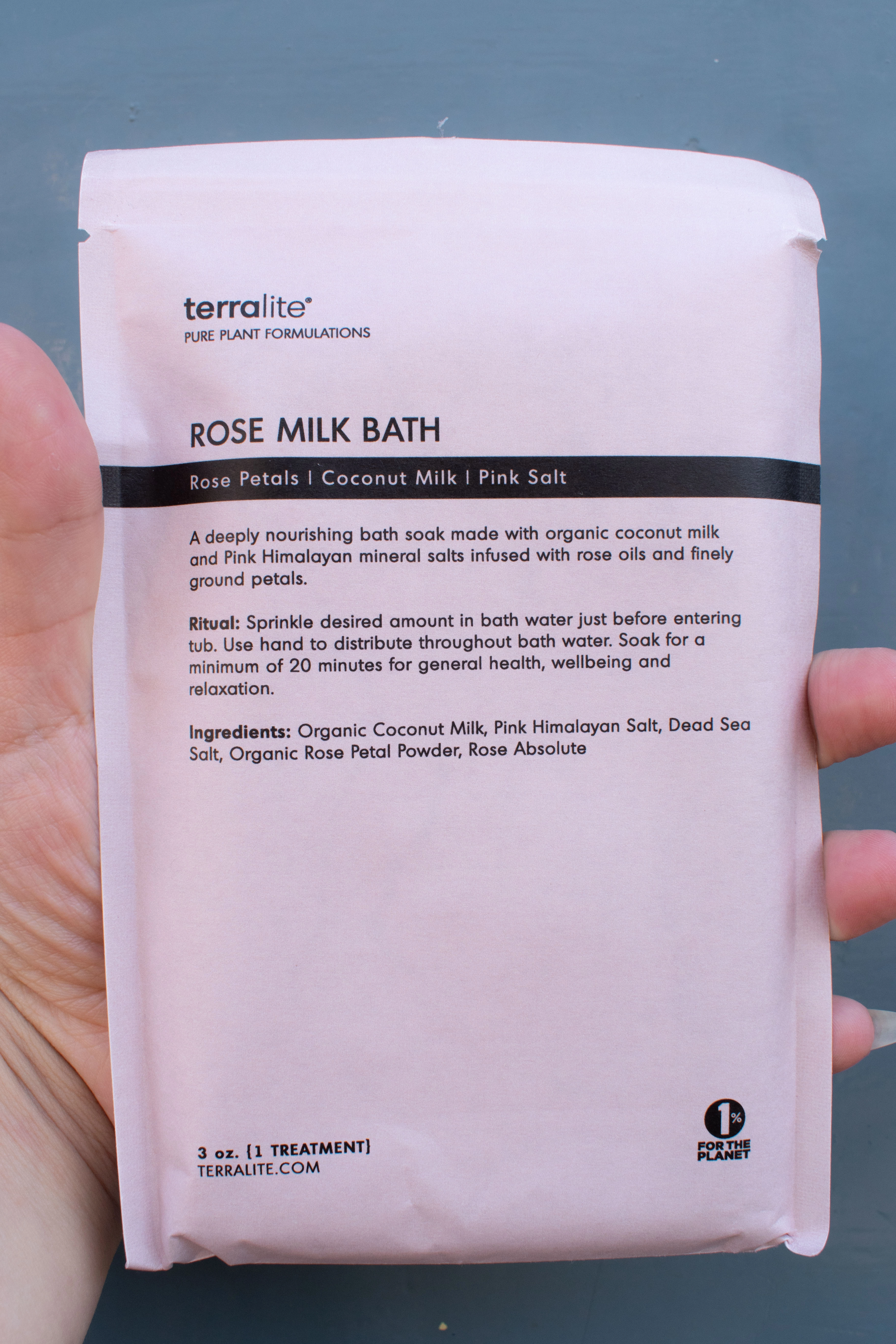 Terralite Rose Cloud Milk Bath Soak