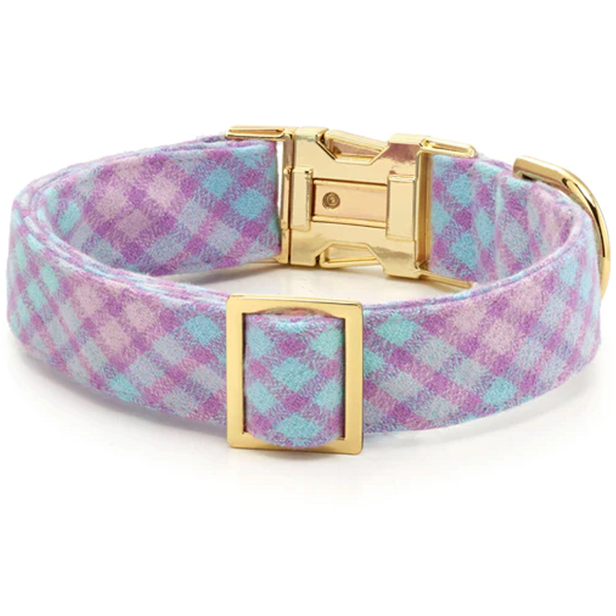 The Foggy Dog Collar - Sorbet Plaid
