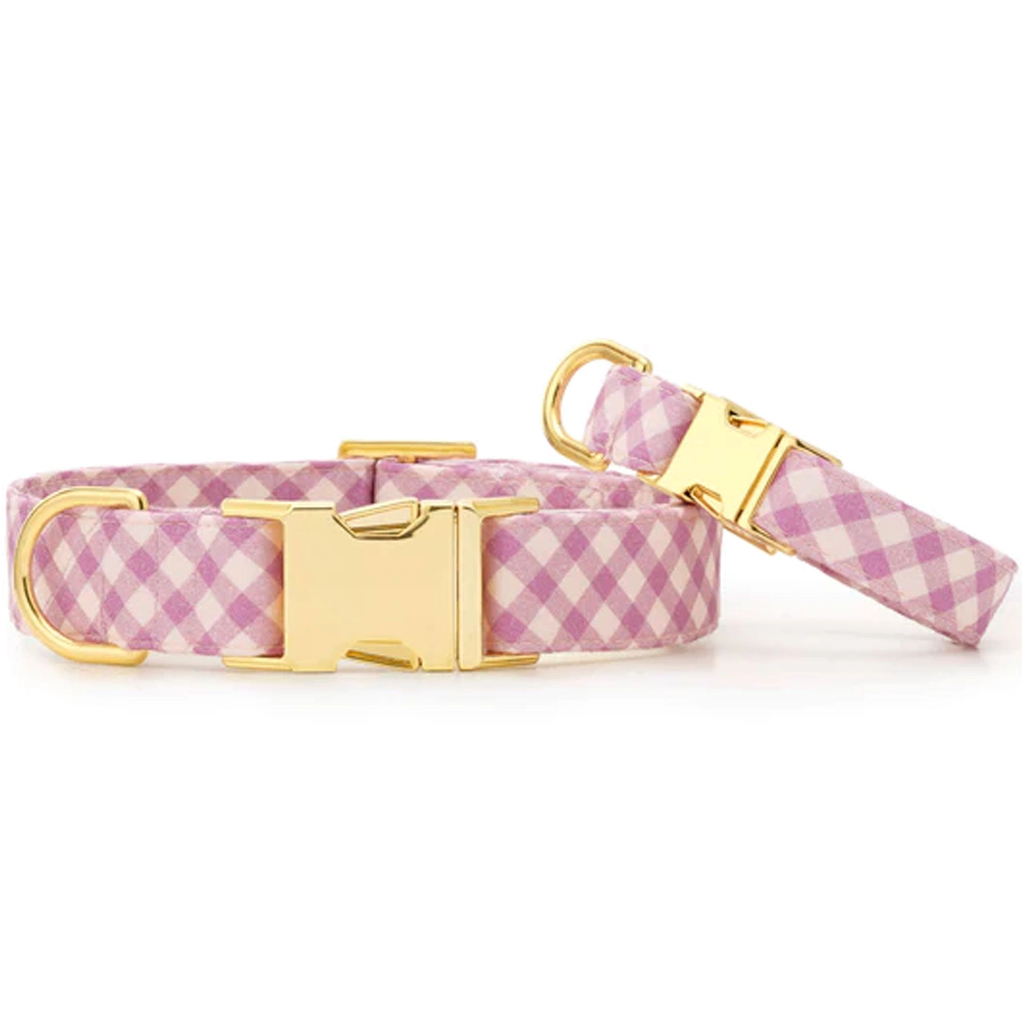 The Foggy Dog Collar - Thistle Gingham