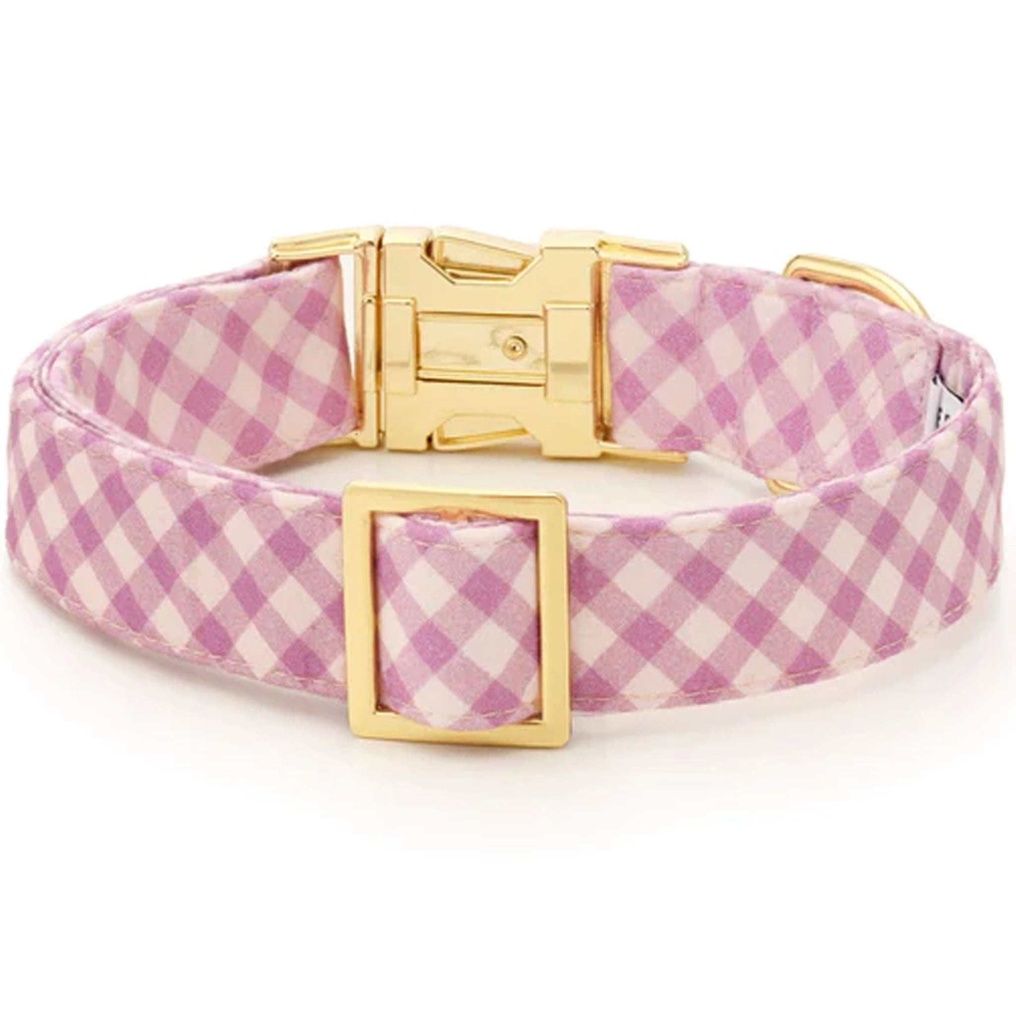 The Foggy Dog Collar - Thistle Gingham