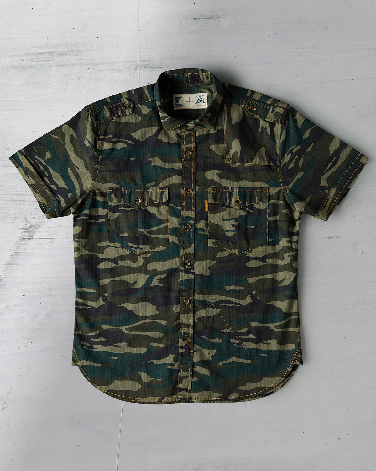 The Safari Bush Half Sleeve Shirt - Green