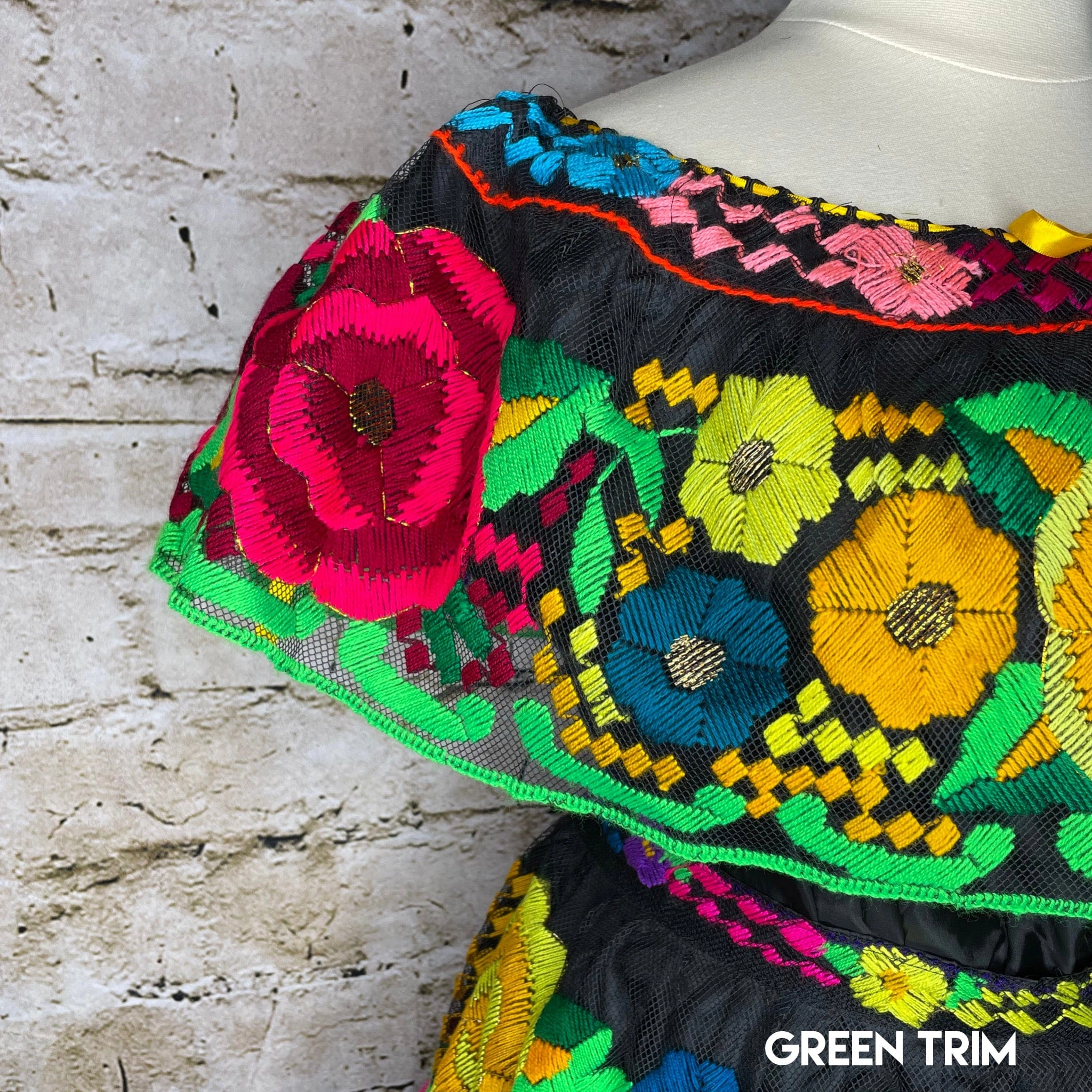 Traditional Chiapas de Corzo Dress - Adult