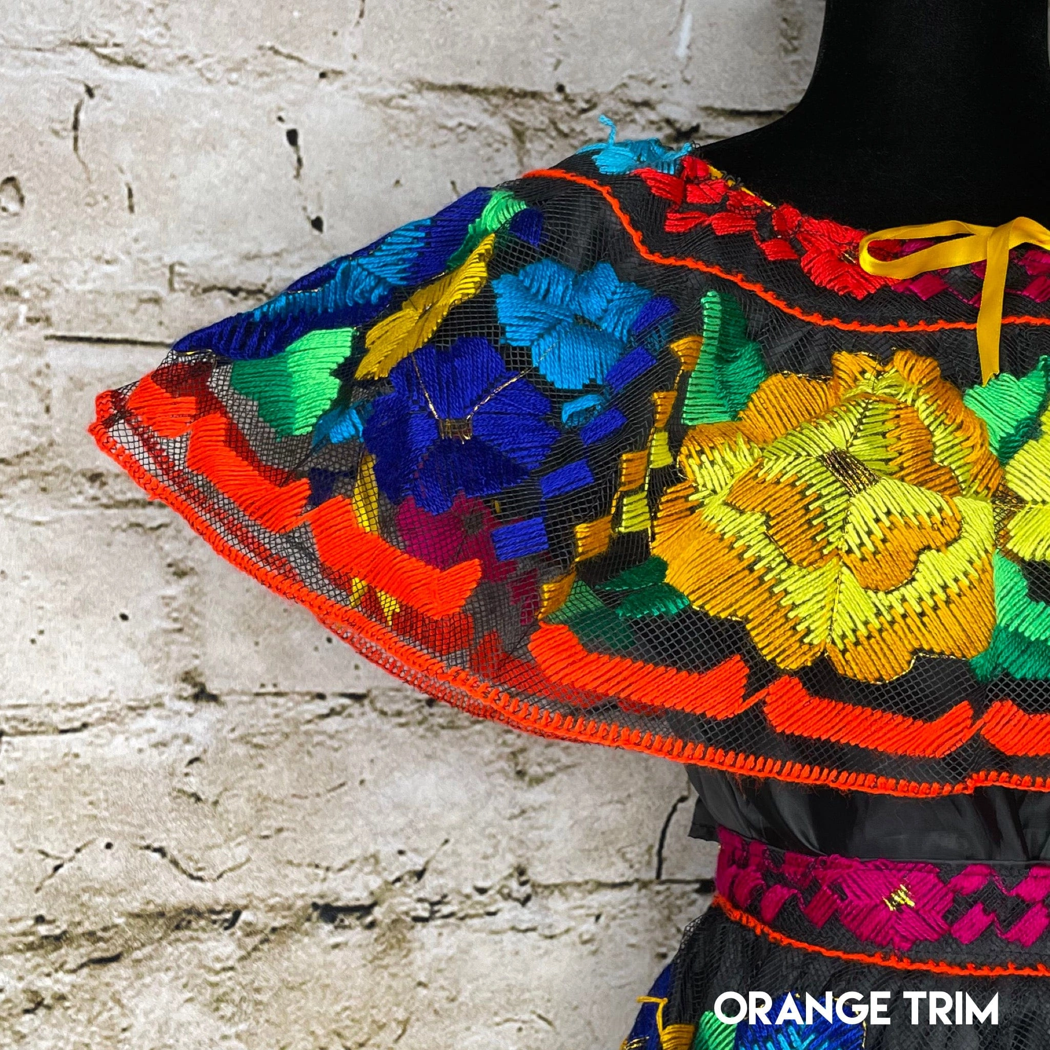 Traditional Chiapas de Corzo Dress - Adult