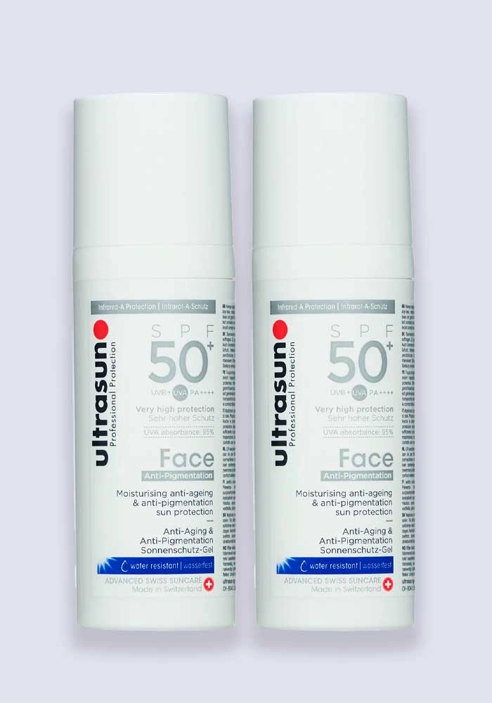 Ultrasun Face Anti-Pigmentation SPF 50  50ml - 2 Pack Saver