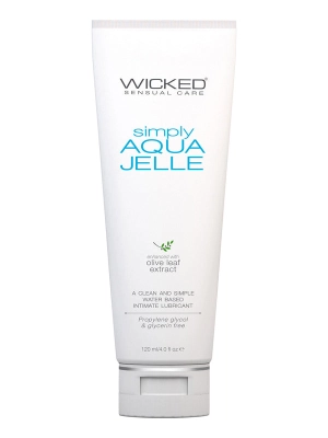 Wicked Simply Aqua Jelle Water-Based Lubricant