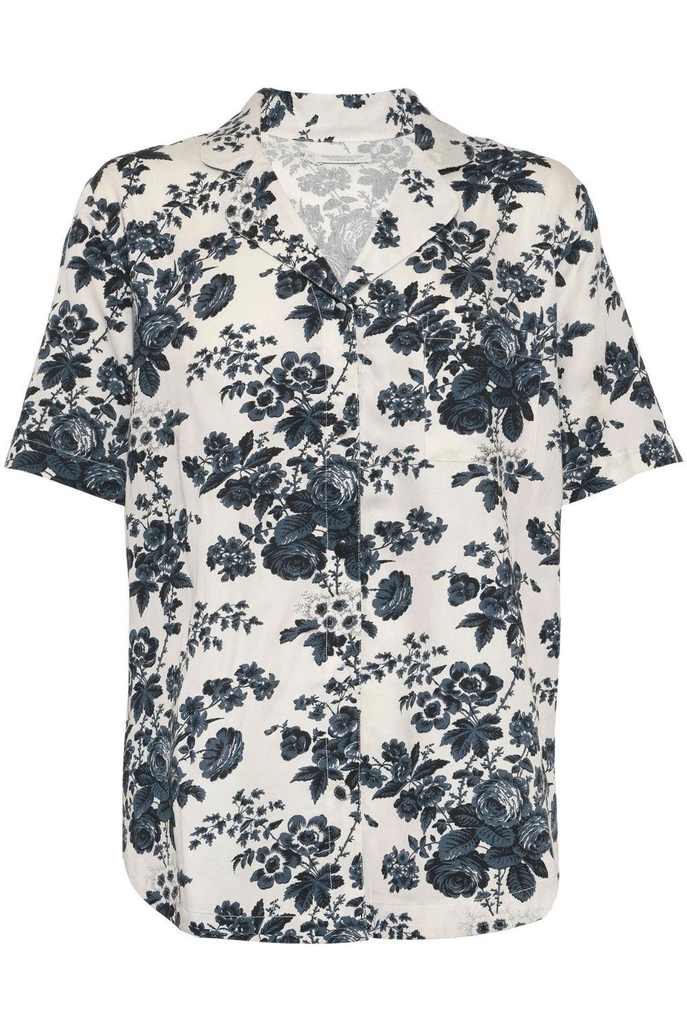 Wilda Short Sleeve Pyjama Shirt Black