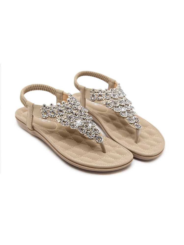 Women's Casual Beach Ankle T-Strap Thong Flip Flops Sandals