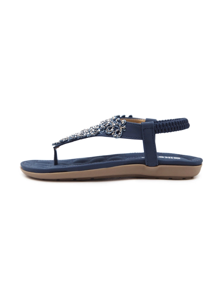 Women's Casual Beach Ankle T-Strap Thong Flip Flops Sandals