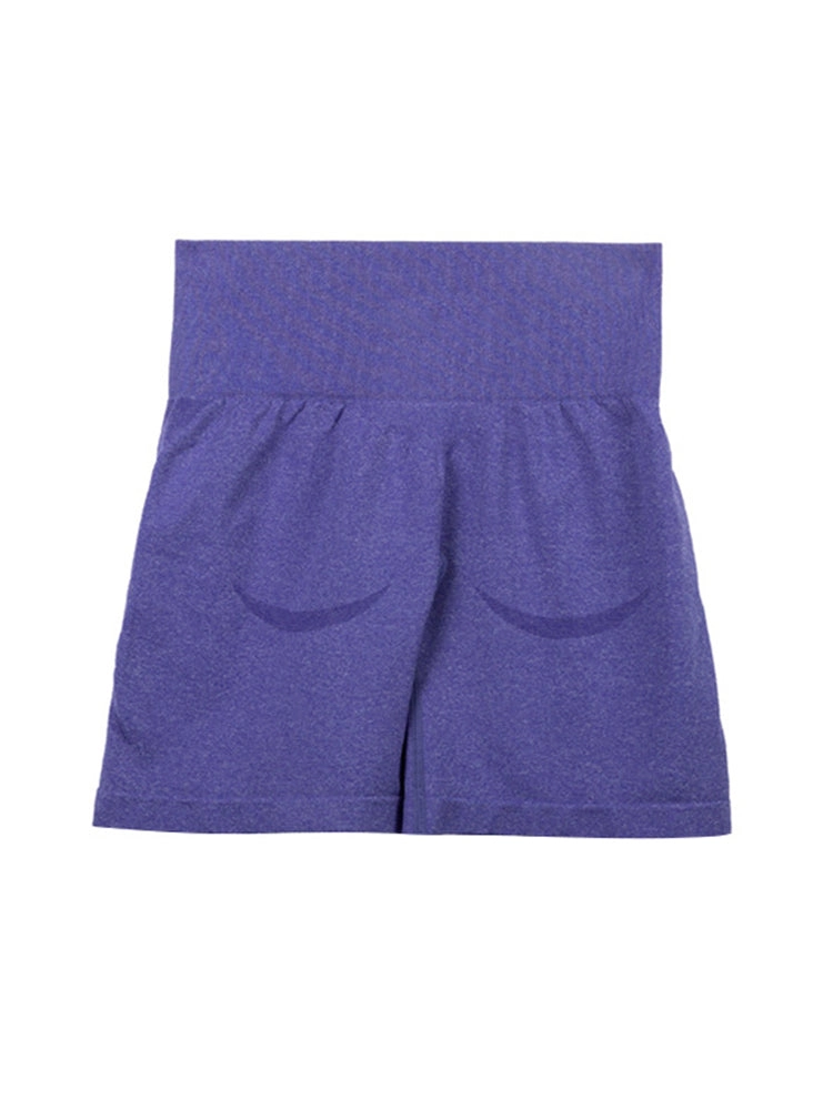 Women's High-Waisted Seamless Workout Shorts