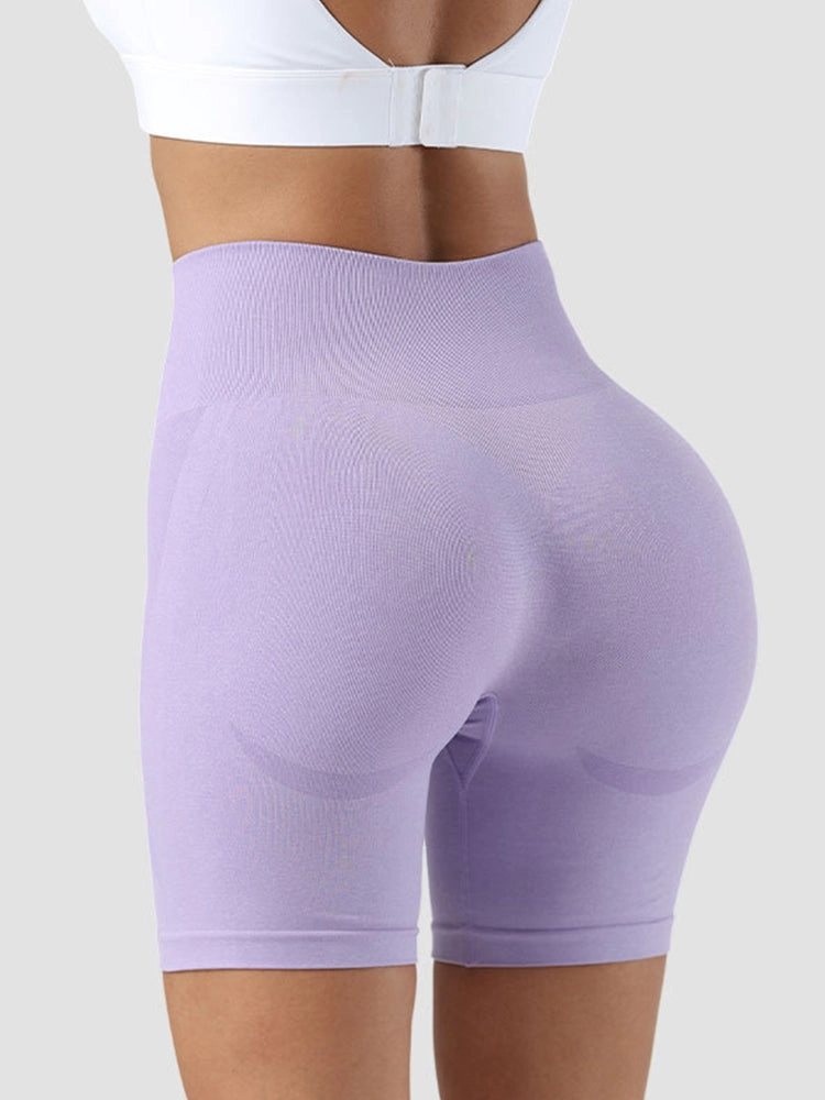 Women's High-Waisted Seamless Workout Shorts