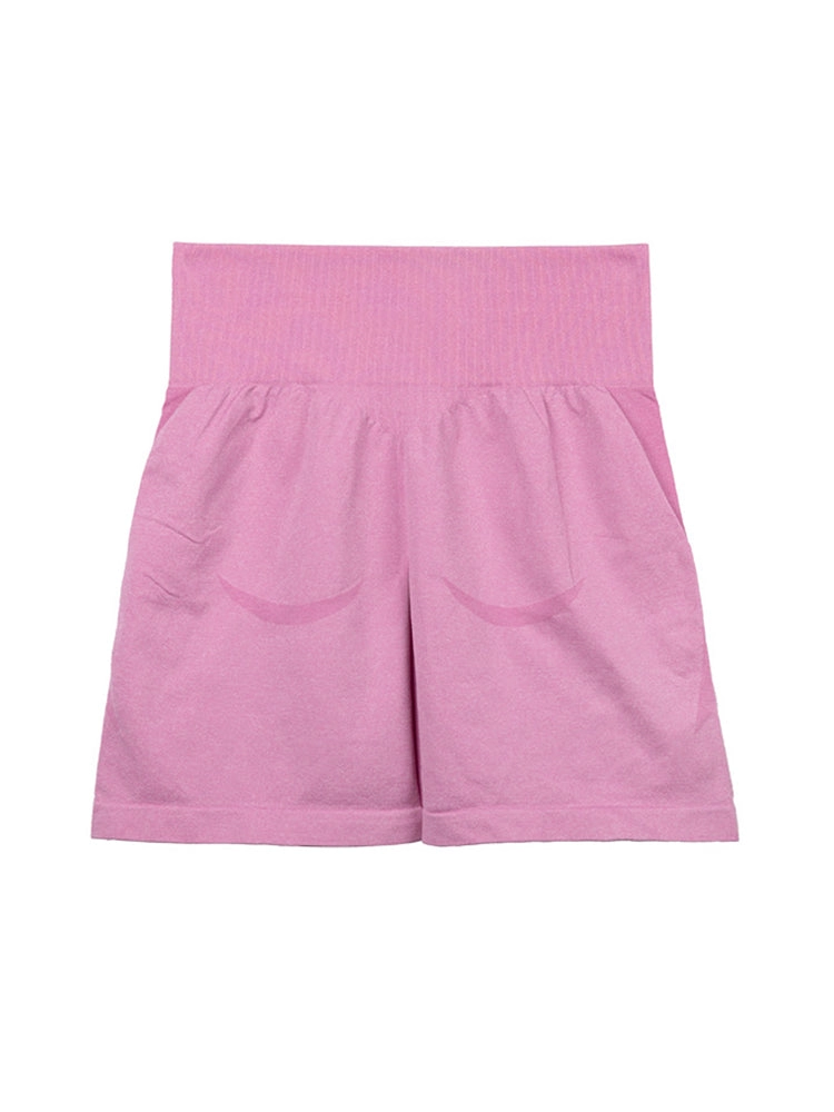 Women's High-Waisted Seamless Workout Shorts