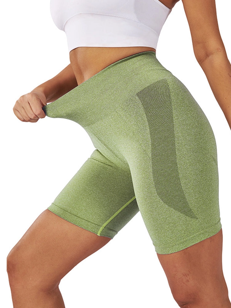 Women's High-Waisted Seamless Workout Shorts