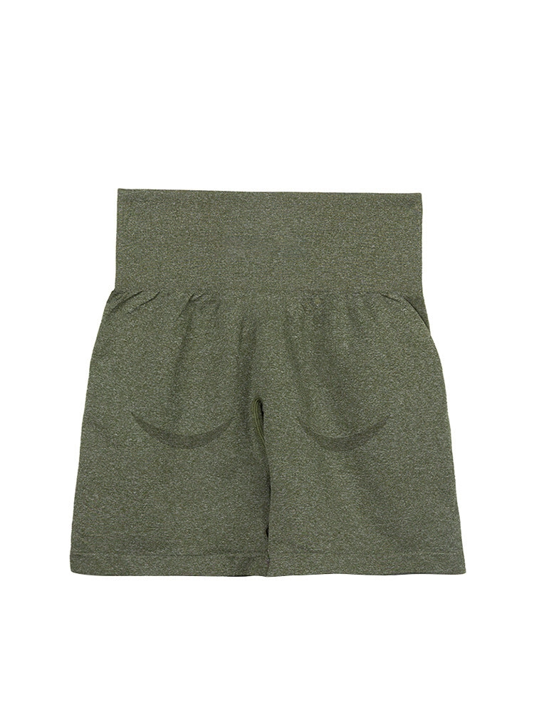 Women's High-Waisted Seamless Workout Shorts