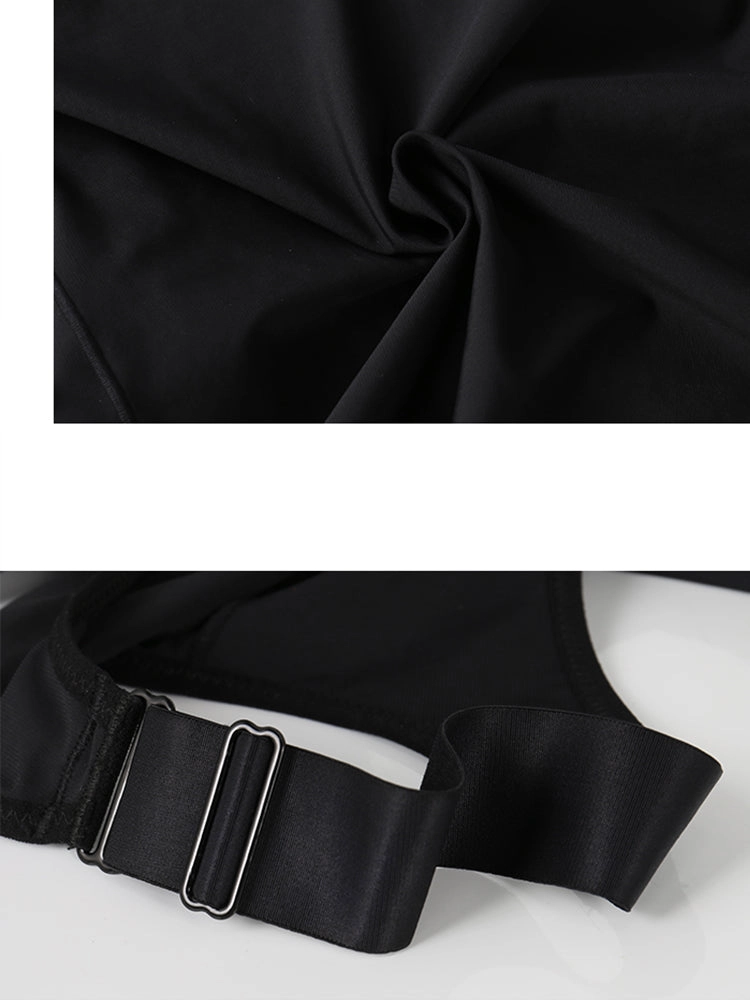 Women's Open-Bust Mid-Thigh Bodysuit