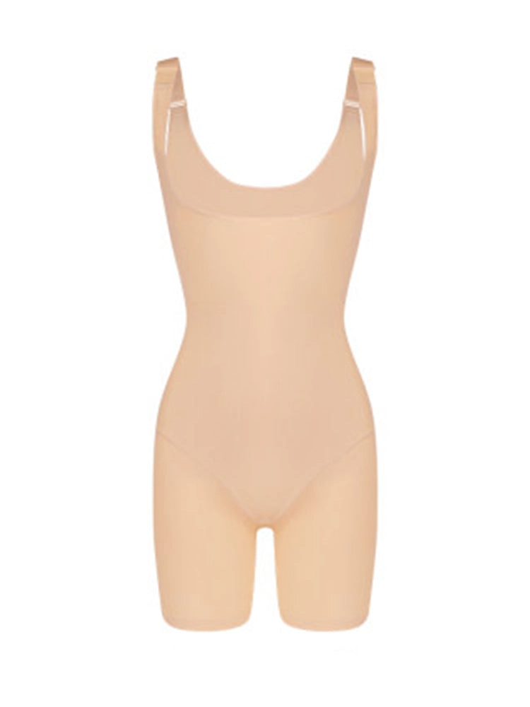 Women's Open-Bust Mid-Thigh Bodysuit