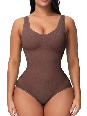 Women's Seamless Soft Butt Lifter Slim Bodysuit Shapewear