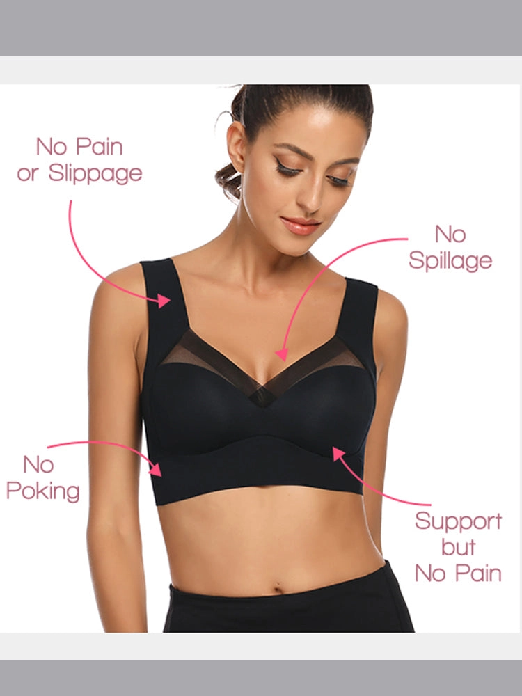 Women's Seamless Soft Sleep Leisure Wireless Lounge Bra
