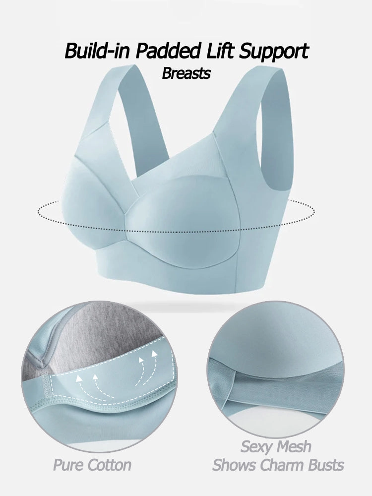 Women's Seamless Soft Sleep Leisure Wireless Lounge Bra