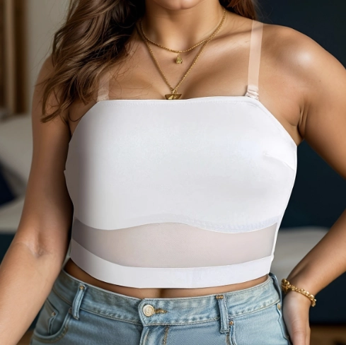 Women's Slim Fit Wireless Bras - Casual Stretchy Tube Vest