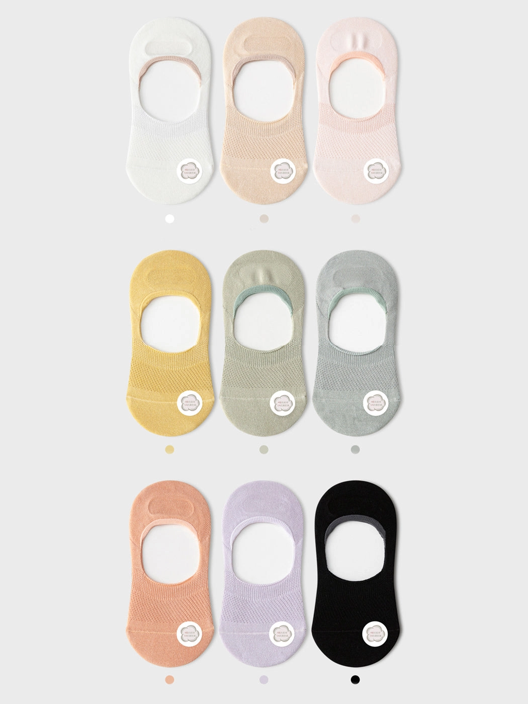 Women's Summer Thin Mesh Cotton Invisible Socks
