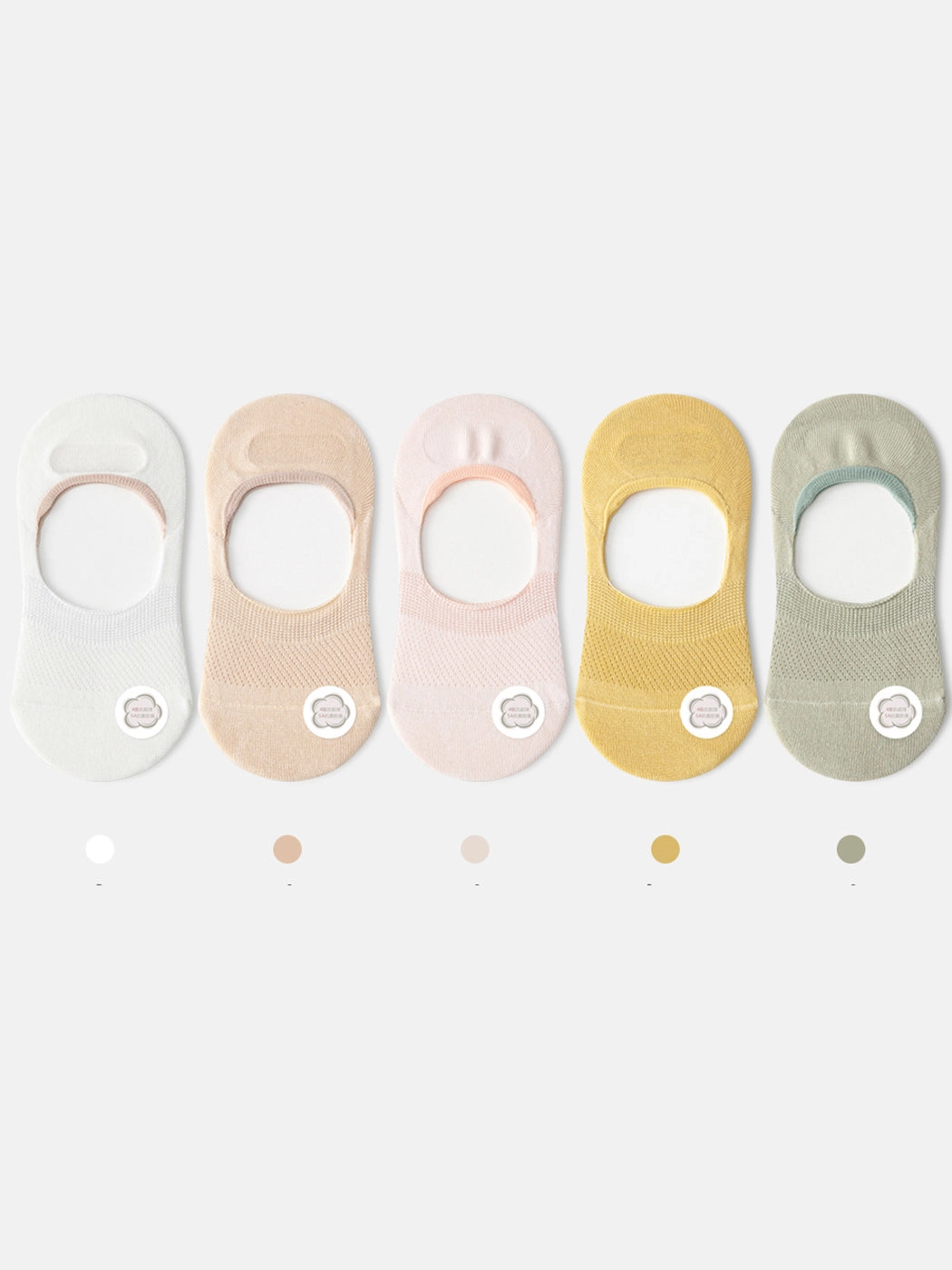 Women's Summer Thin Mesh Cotton Invisible Socks