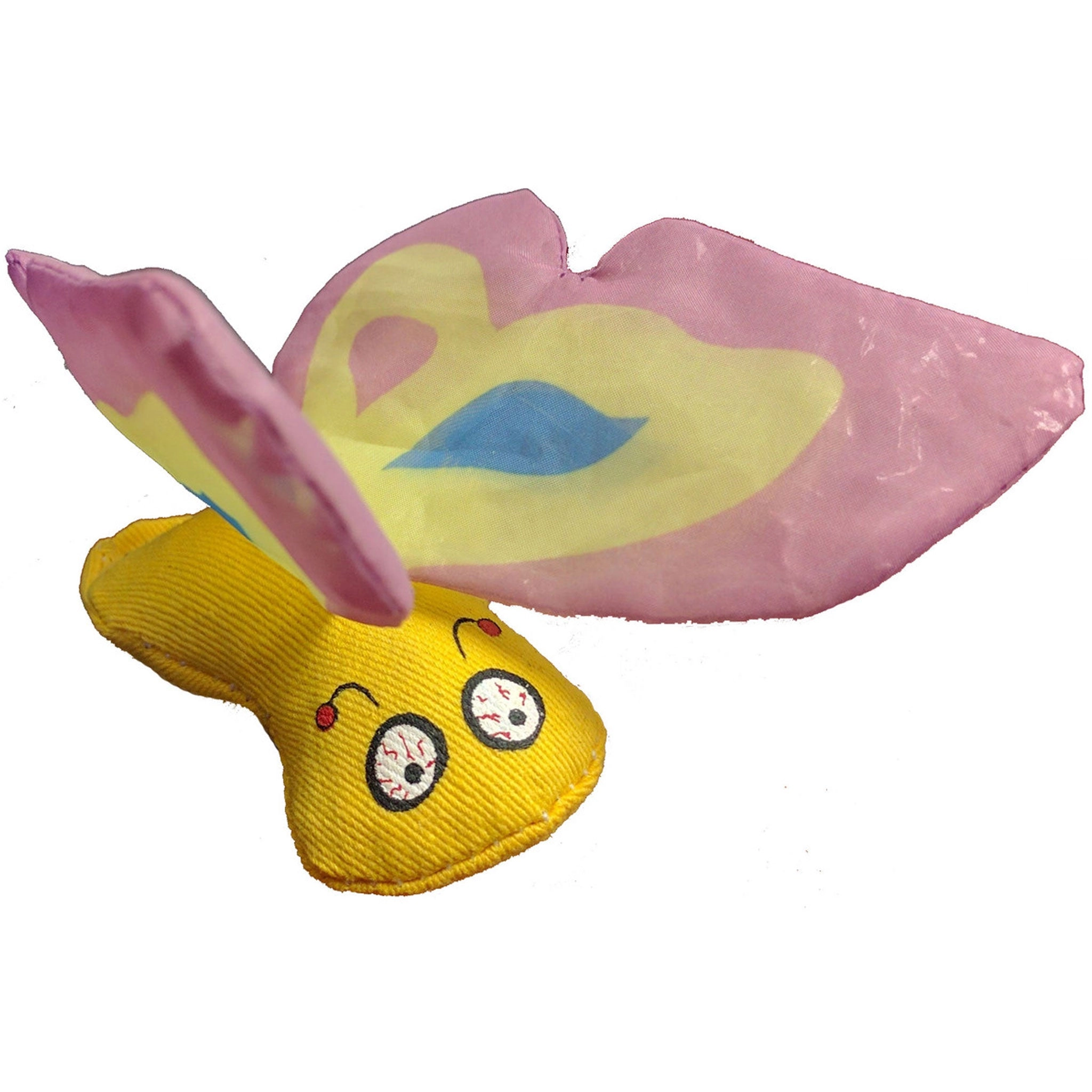 YEOWWW! Butterfly Toy Purple Cat Toys