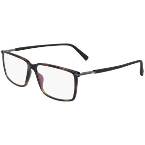 Zeiss Men's Eyeglasses - Demo Lens Tortoise Injected Square Full Rim | ZS20026 190